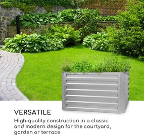 Blumfeldt Blum High Grow Straight, повдигната градинска леха, 100х60х100 см, 600л., стомана