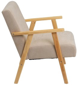 Бежово шенилово кресло Vintage – Casa Selección