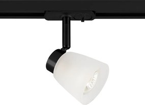 Спот за двупроводна шина TS40GU3CB, черен мат, 1хGU10