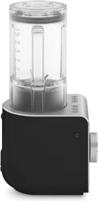 Блендер Smeg Collezione BLC02BLMEU, 1400W, 1.5 л, 22000 об/мин, 5 програми, 9 скорости, Трошене на лед, Неръждаема стомана, Черен/Инокс