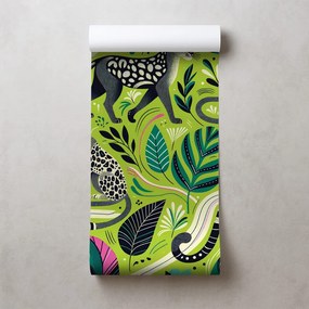 Тапет – Леопарди в тропическа джунгла