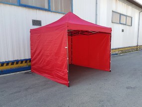 Шатра тип хармоника 3x3 червена HQ