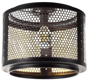 Плафон VITO 1xE27/40W/230V черен