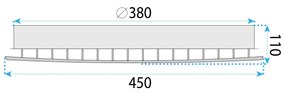Плафон LED MS014-C Chrome