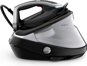 Парогенератор Tefal Pro Express Vision GV9821E0, 3000 W, 9 bar, 1.2 л, 800 g/min, Smart Steam, Система против капене и варовик, Вертикално гладене, Черен/сив