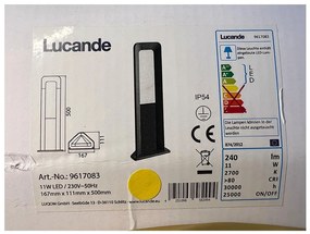 Lucande - LED Екстериорна лампа SECUNDA LED/11W/230V IP54