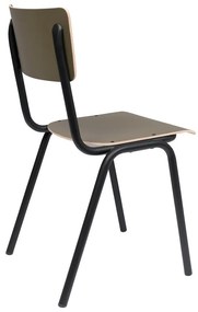 Трапезни столове в цвят каки в комплект от 4 броя Back to school - Zuiver