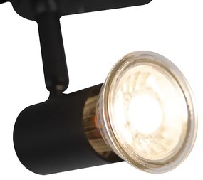 Релсова лампа 3-фазен черен - Jeany