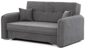 Сив шенилов разтегателен диван с място за съхранение 155 cm Laine – ELTAP