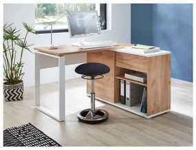 Работна маса от дъб 120x117 cm Lioni - Germania