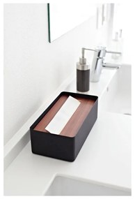 Черна кутия за хартиени носни кърпички Tsu Rin - YAMAZAKI