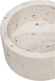 Декоративна каменна кутия за съхранение в естествен цвят ø 14x8 cm Tibor – Premier Housewares