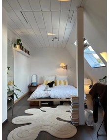 Двойно легло от борова дървесина с решетка 180x200 cm Japan - Karup Design