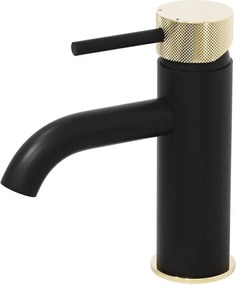 Смесител за умивалник ANHOLT 15,6 см, черен/месинг