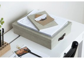 Бежова кутия за съхранение Oskar - Bigso Box of Sweden