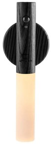 Черна LED стенна лампа с USB Baton – Gingko