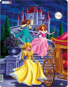 Larsen - Пъзел:  Детски – "Принцеси" – 35 части, голям