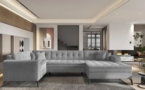 Ъглов диван Lanvin plus-Right-Gray