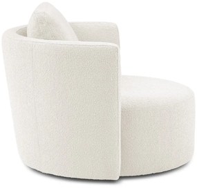 Бял въртящ се стол Nael - Interieurs 86