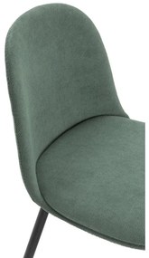 Тюркоазени трапезни столове в комплект от 4 бр. Malila – Marckeric