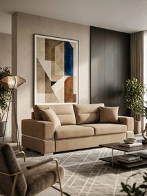 Диван "Fenia" Триместен-210ш 90д см.-Пясък