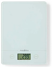 Nedis KASC620WT - Дигитална кухненска везна 1xCR2032 бяла