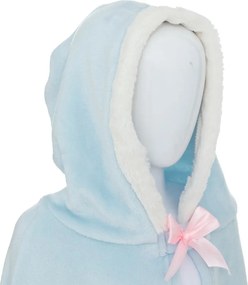 Детско одеяло с качулка atmosphera Princess, Син