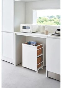 Бял метален подвижен стелаж 42x60 cm Tower – YAMAZAKI