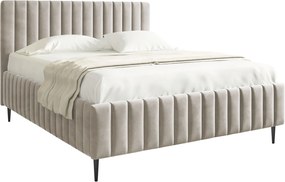 Тапицирано легло Lewezo-Бежово-140 x 200