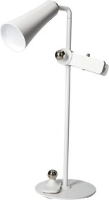Бяла LED настолна лампа (височина 47,5 cm) 4in1 – Brandani