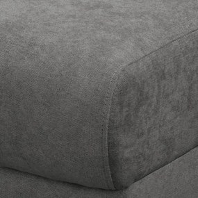 Тъмносив ъглов диван (десен ъгъл) Beata - Ropez