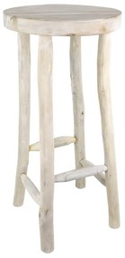 Бар стол от тиково дърво в естествен цвят 75 см Suar/Teak - Ego Dekor