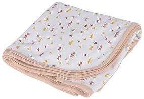 Бяло памучно бебешко одеяло 75x75 cm Forest – Bébé Douceur