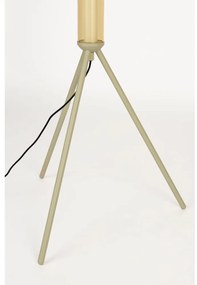 Бежова LED затъмняваща се подова лампа със стъклен абажур (височина 156 cm) Scotty – Zuiver