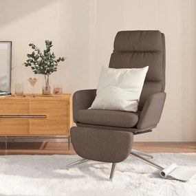 Sonata H Релаксиращ стол с опора за крака, таупе, Плат