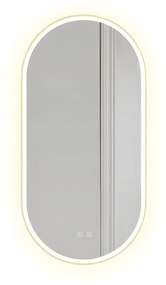 Огледало LED OVL 50x100cm Gold