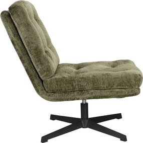Зелено въртящо се кресло Kai – White Label