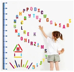 Детски стикер - лента за врата или стена 70x50 cm Alphabet – Ambiance