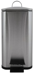 Стоманено кошче за боклук с педал в матово сребрист цвят 5 l Erik – Spirella