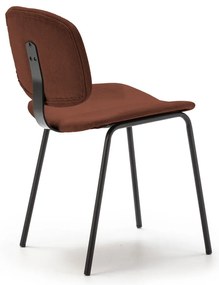 Трапезни столове в цвят бордо в комплект от 2 броя Arus - Marckeric