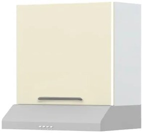 Висящ шкаф Modena A7-60-1K за кухненски аспиратор-White - Beige