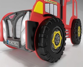 Детско легло Tractor-Kokkino