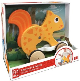 Hape - Дървена играчка за дърпане, Катерица, 24x11x20 см
