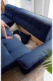 Морскосин разтегателен диван променлив ъглов диван Dazzling Daisy - Miuform