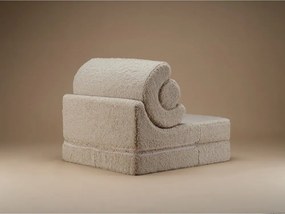 Светлокафяв детски стол от букле Flipster – Wigiwama