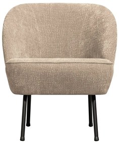 Бежово шенилово кресло Vogue – WOOOD