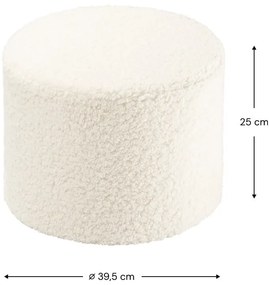 Кремав детски пуф от букле – Wigiwama