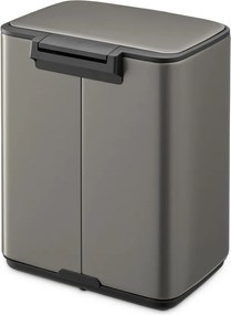Сиво стоманено кошче за боклук с педал 7 l Bo – Brabantia