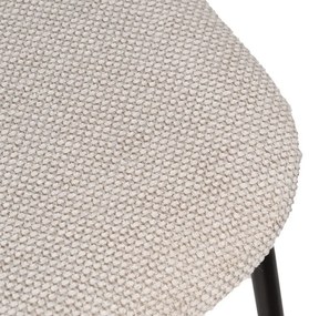 Бели и черни трапезни столове в комплект от 4 броя Cleo - Ixia