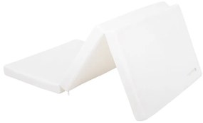 KIKKA BOO Сгъваем матрак 60/120/5 см. AIRKNIT WHITE